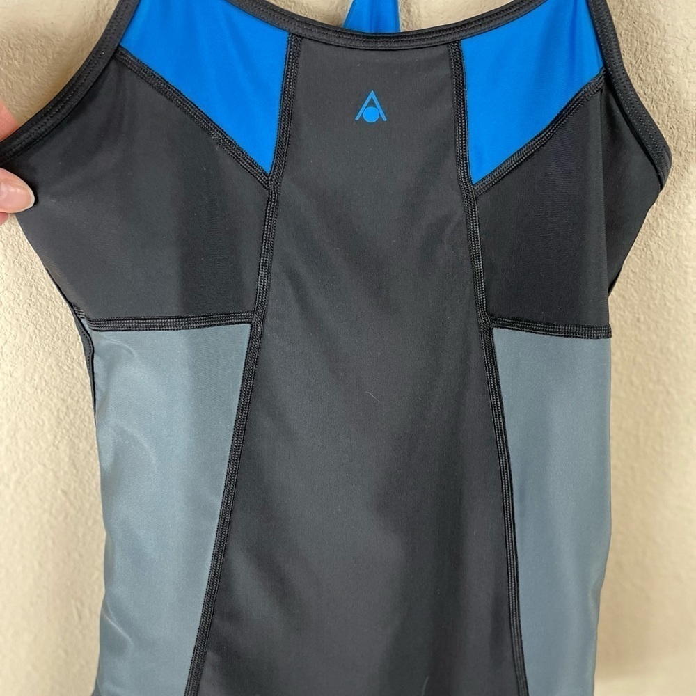AQUA SPHERE Aqua Light tankini swim tank top Flavia Chic Back, sz 10, EUC - Picture 4 of 9